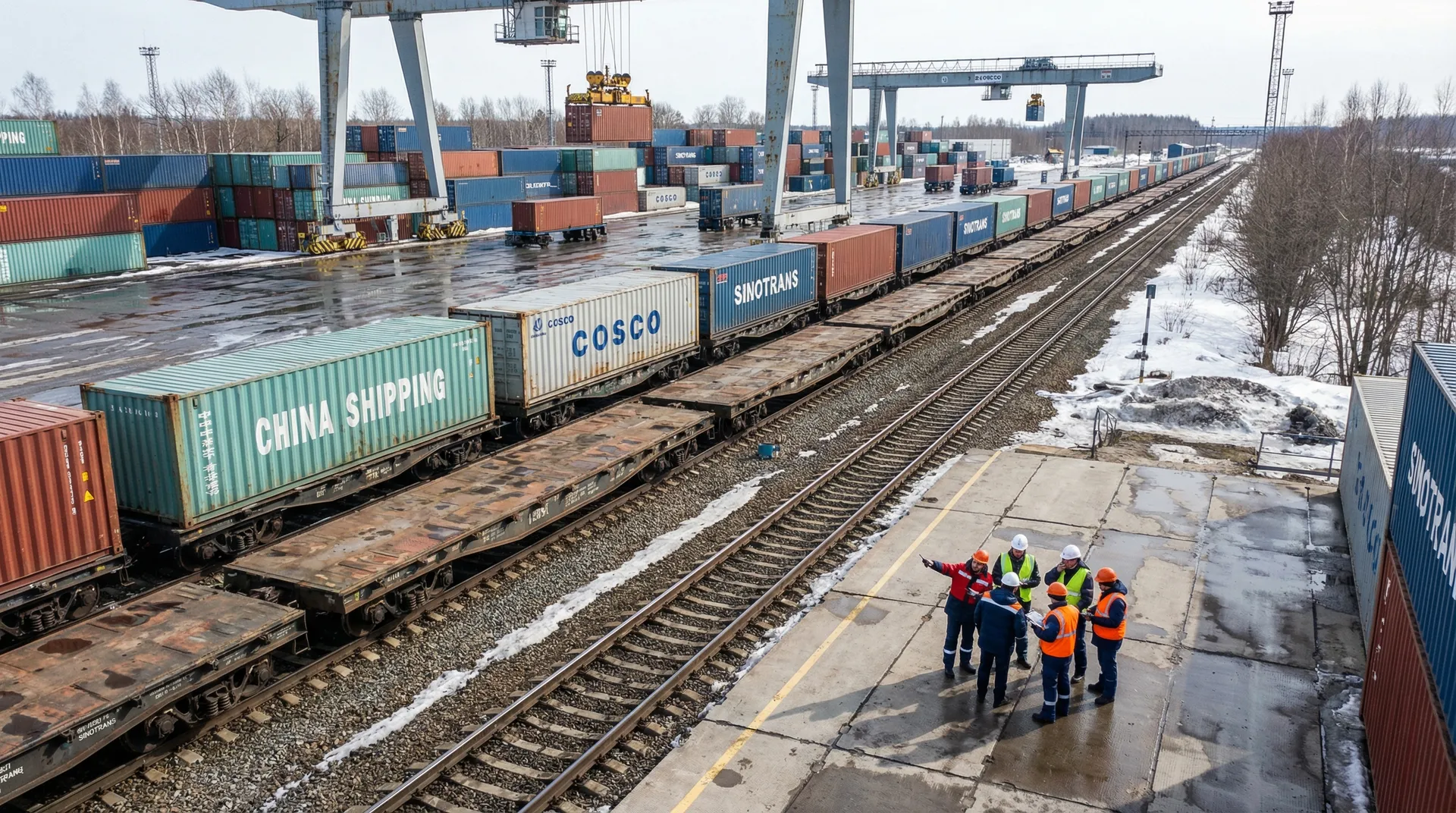 El tránsito ferroviario China-Europa a través de Rusia creció un 40 por ciento