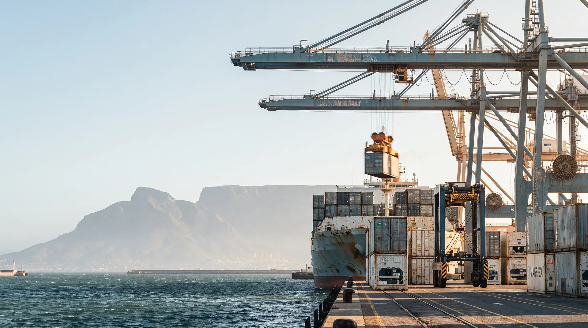 Ciudad del cabo reduce la espera de barcos de 115 a 44 horas