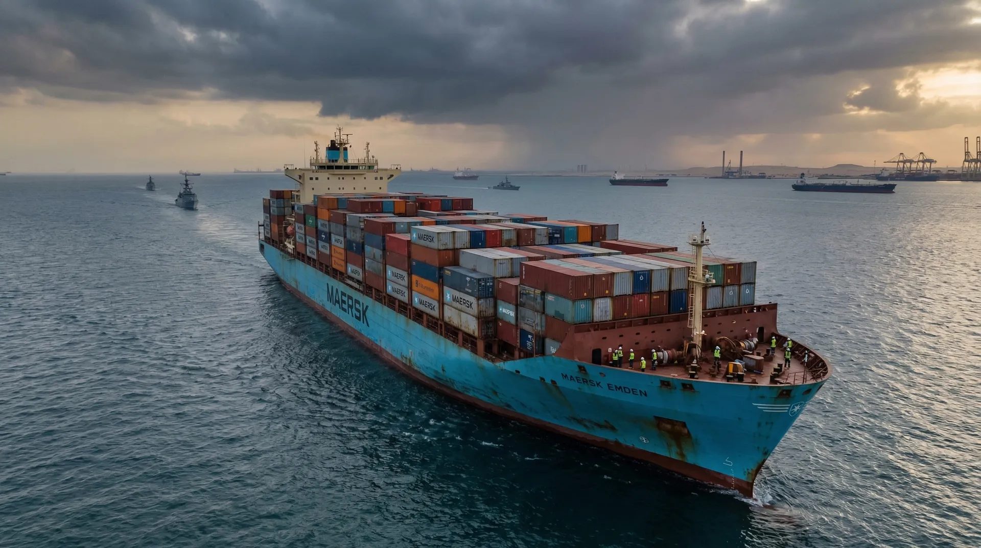 Las líneas de contenedores detienen masivamente el transporte en el Golfo Pérsico