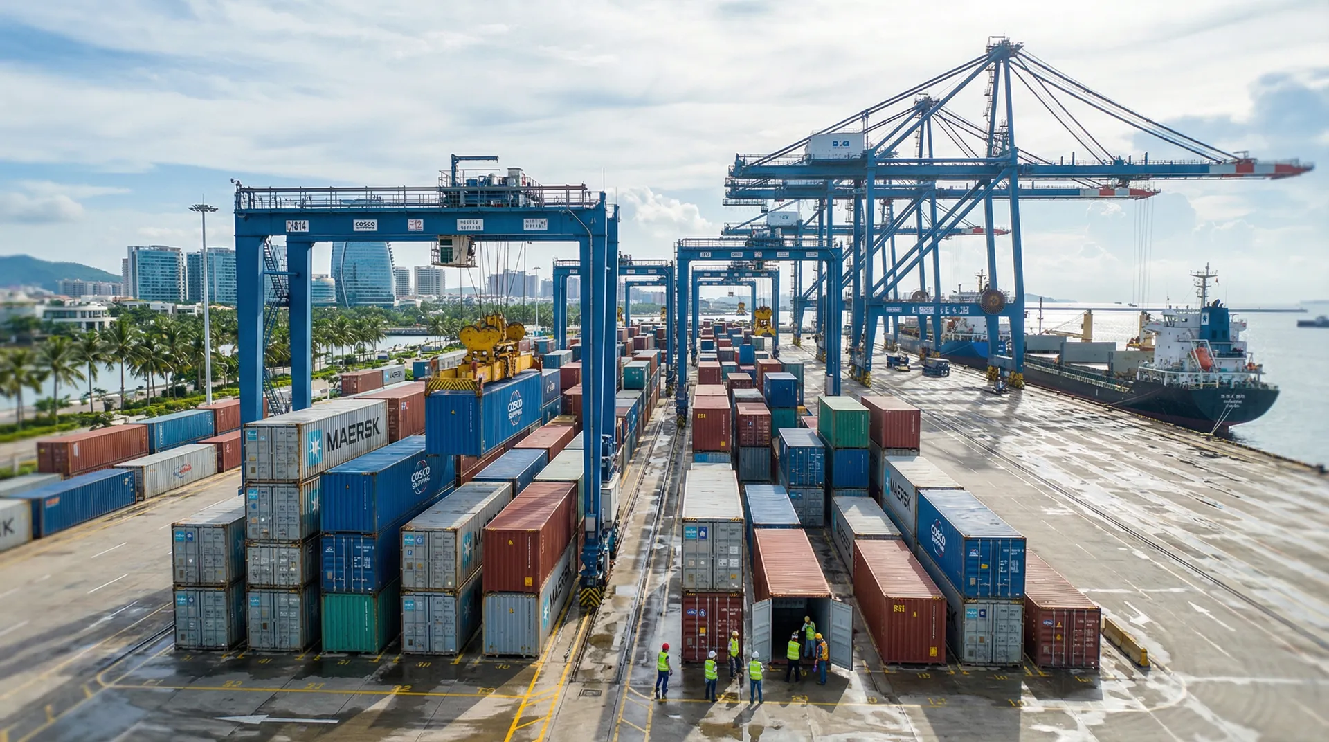 China acelera el comercio a través del puerto de Hainan