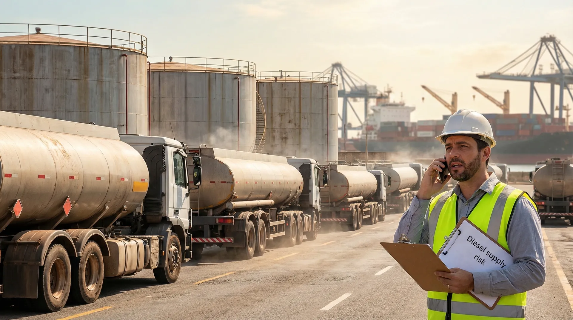 Brasil: el riesgo por el diesel se intensifica, las importaciones presionan a los puertos y la logística